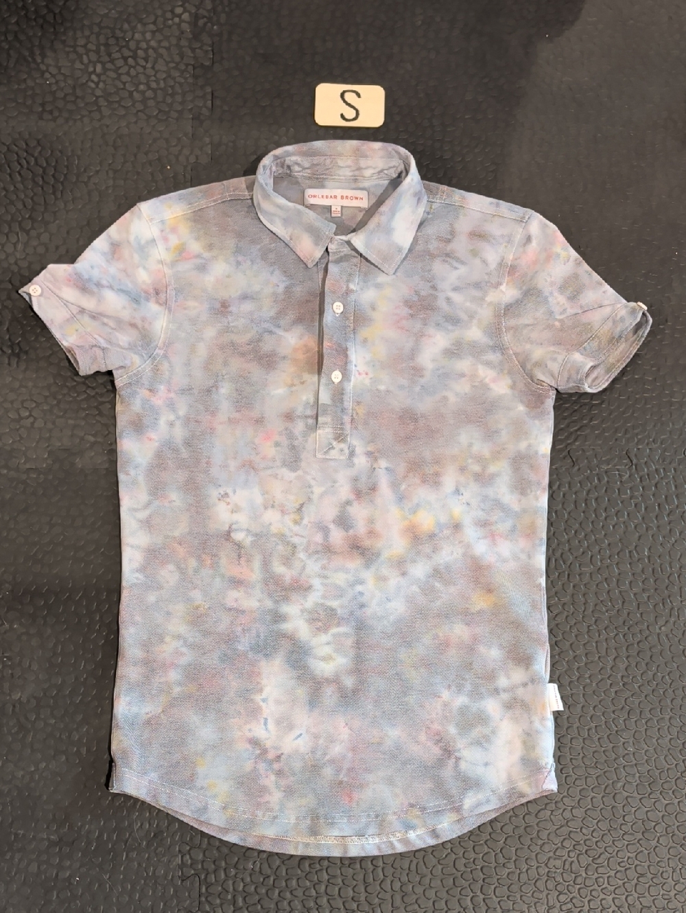 Custom Orlebar Brown Tiedye Polo Shirt